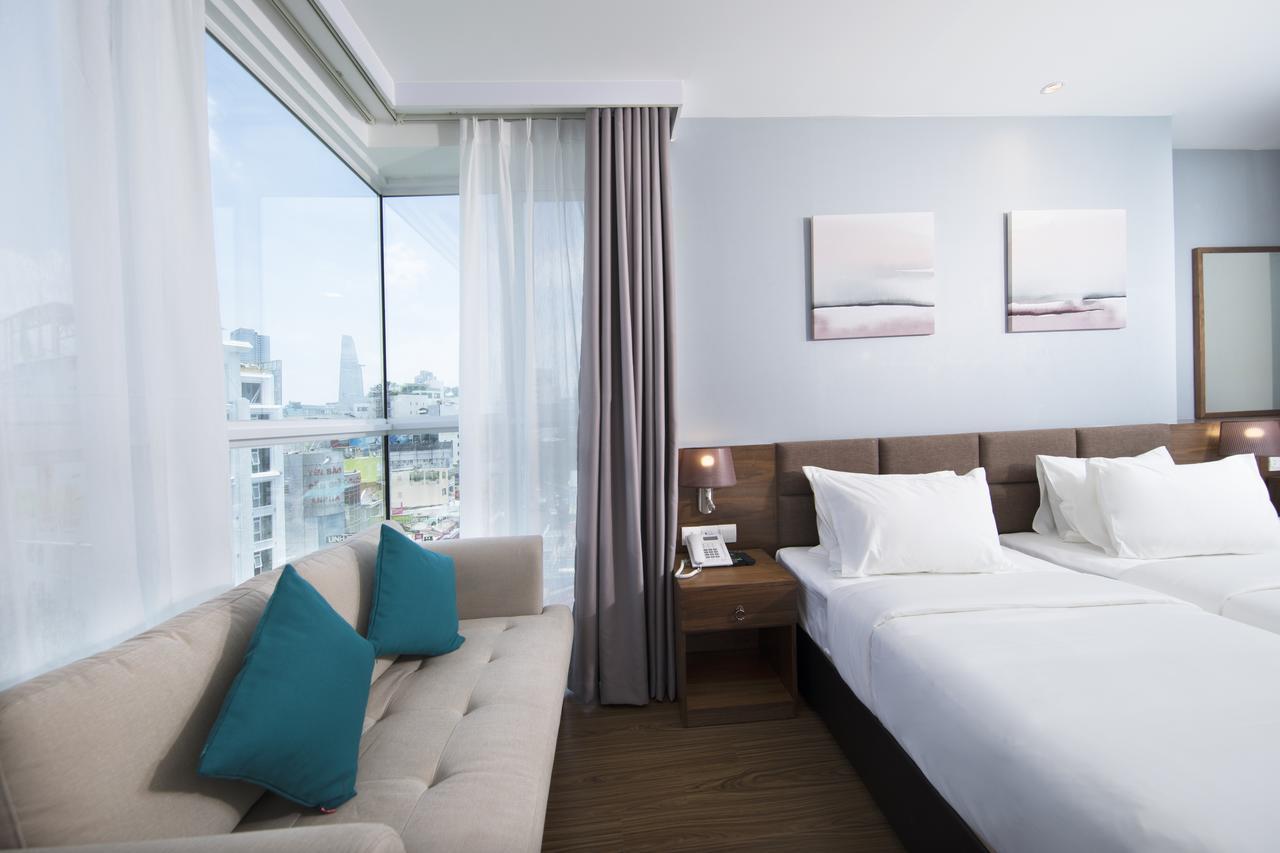 The Blue Hotel โฮจิมินห์ซิตี้ ภายนอก รูปภาพ