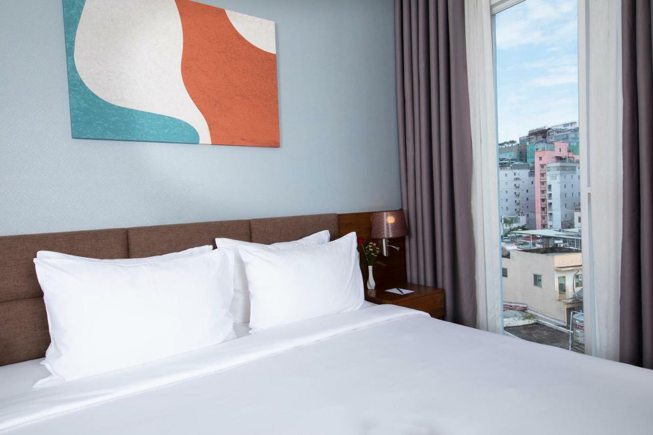 The Blue Hotel โฮจิมินห์ซิตี้ ภายนอก รูปภาพ